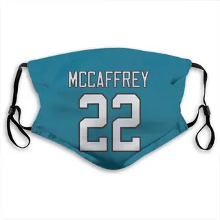 Christian McCaffrey Carolina Panthers Washabl & Reusable Face Mask - Blue