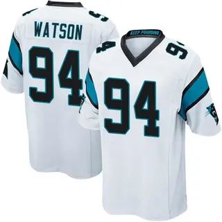 Game Men's Josh Watson Carolina Panthers Nike Jersey - White
