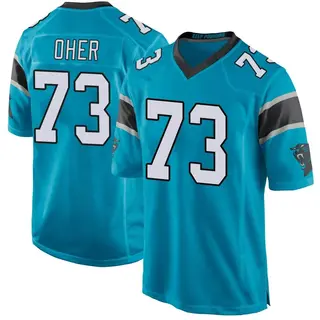 Game Men's Michael Oher Carolina Panthers Alternate Jersey - Blue