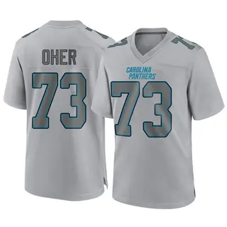 Game Men's Michael Oher Carolina Panthers Nike Atmosphere Fashion Jersey - Gray