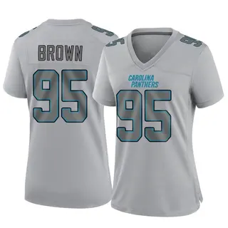 Game Women's Derrick Brown Carolina Panthers Nike Atmosphere Fashion Jersey - Gray