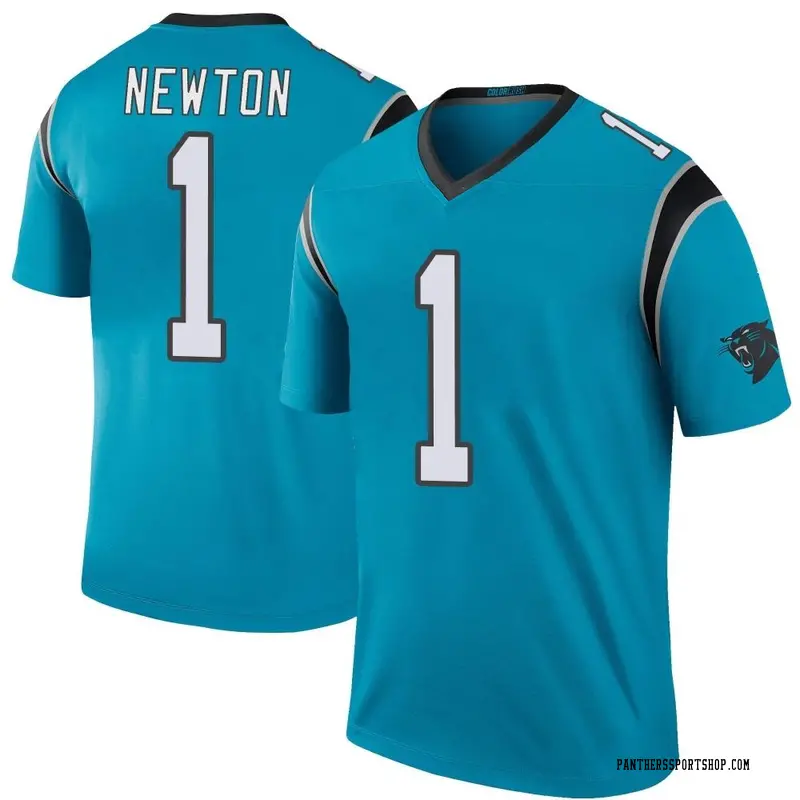 Big Tall Legend Men s Cam Newton Carolina Panthers Nike Color Rush Jersey Blue