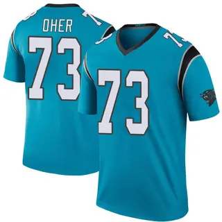 Legend Men's Michael Oher Carolina Panthers Color Rush Jersey - Blue