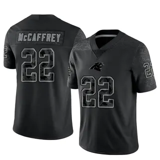 Limited Men's Christian McCaffrey Carolina Panthers Nike Reflective Jersey - Black