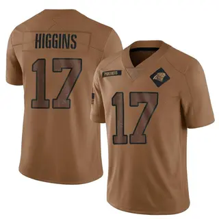Limited Men's Rashard Higgins Carolina Panthers Nike 2023 Salute To Service Jersey - Brown