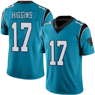 Limited Men's Rashard Higgins Carolina Panthers Nike Alternate Vapor Untouchable Jersey - Blue