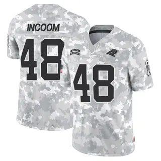Limited Men's Thomas Incoom Carolina Panthers Nike 2024 Salute to Service Jersey - Arctic Camo