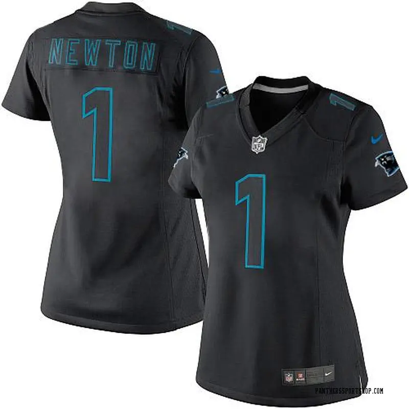 womens black cam newton jersey