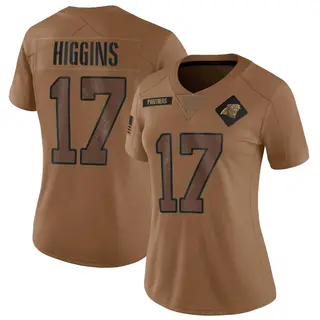 Limited Women's Rashard Higgins Carolina Panthers Nike 2023 Salute To Service Jersey - Brown