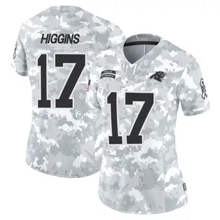 Limited Women's Rashard Higgins Carolina Panthers Nike 2024 Salute to Service Jersey - Arctic Camo