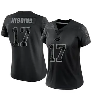 Limited Women's Rashard Higgins Carolina Panthers Nike Reflective Jersey - Black