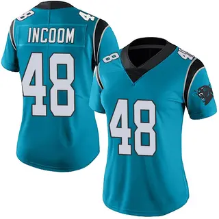 Limited Women's Thomas Incoom Carolina Panthers Nike Alternate Vapor Untouchable Jersey - Blue