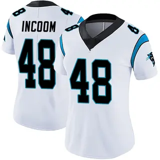 Limited Women's Thomas Incoom Carolina Panthers Nike Vapor Untouchable Jersey - White